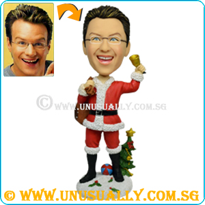 Custom 3D Unisex Cool Santa Claus Figurine